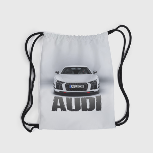 Рюкзак-мешок 3D Audi серебро - фото 6