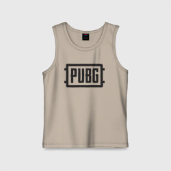 Детская майка хлопок PUBG Логотип игры