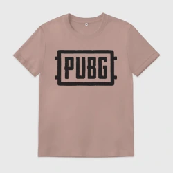 Мужская футболка хлопок PUBG Логотип игры