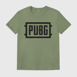 Мужская футболка хлопок PUBG Логотип игры