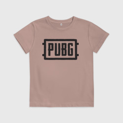 Детская футболка хлопок PUBG Логотип игры
