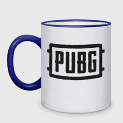 Кружка двухцветная PUBG Логотип игры