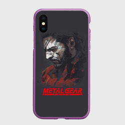 Чехол для iPhone XS Max матовый Metal Gear Solid