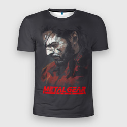 Мужская футболка 3D Slim Metal Gear Solid