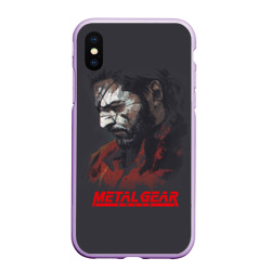 Чехол для iPhone XS Max матовый Metal Gear Solid