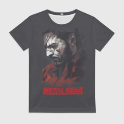 Женская футболка 3D Metal Gear Solid