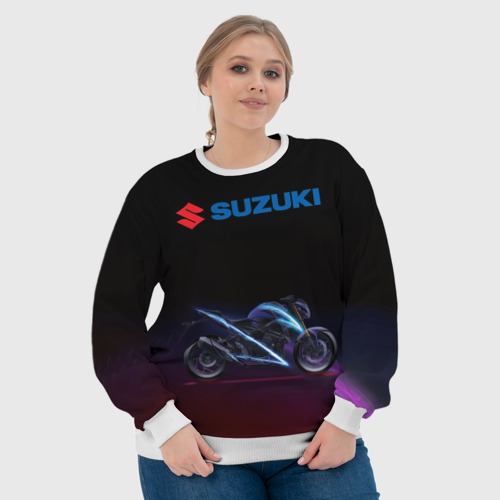 Женский свитшот 3D Suzuki - фото 6