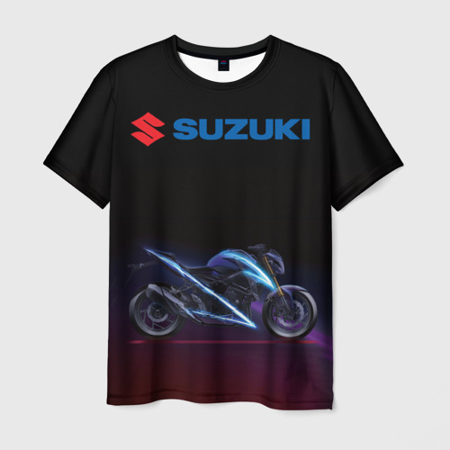 Мужская футболка 3D Suzuki, цвет 3D печать