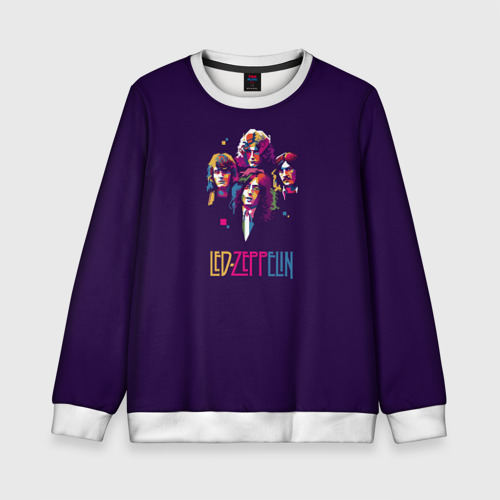 Детский свитшот 3D Led Zeppelin Color