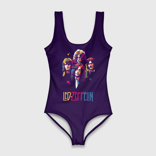 Женский купальник 3D Led Zeppelin Color, цвет 3D печать