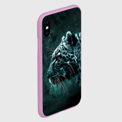 Чехол для iPhone XS Max матовый Леопард - фото 2