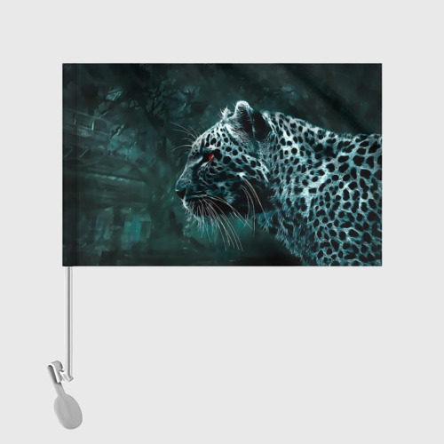 Флаг для автомобиля Леопард - фото 2