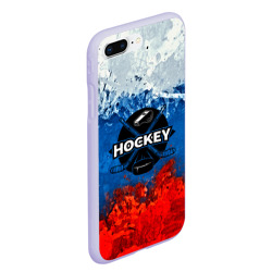 Чехол для iPhone 7Plus/8 Plus матовый Хоккей триколор - фото 2