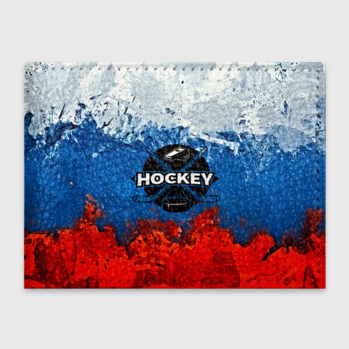 Обложка для студенческого билета Хоккей триколор