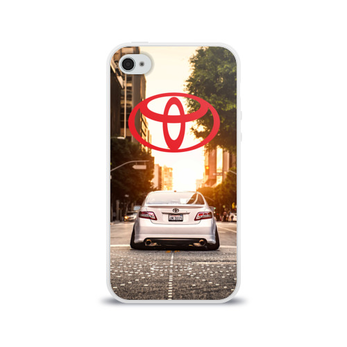 Чехол для Apple iPhone 4/4S силиконовый глянцевый Red Фото 01 Чехол для Apple iPhone 4/4S силиконовый глянцевый Red Фото 01