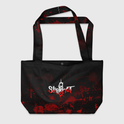 Пляжная сумка 3D Slipknot пятна