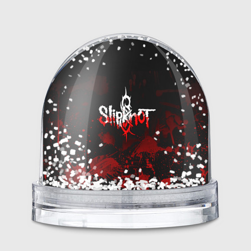 Игрушка Снежный шар Slipknot пятна