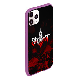 Чехол для iPhone 11 Pro Max матовый Slipknot пятна - фото 2