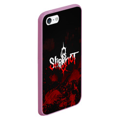 Чехол для iPhone 5/5S матовый Slipknot пятна - фото 2