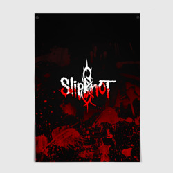 Постер Slipknot пятна