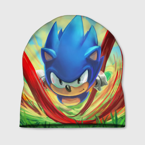 Шапка 3D Sonic