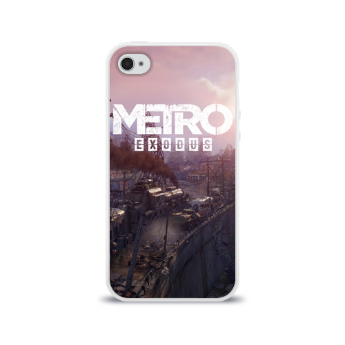 Чехол для Apple iPhone 4/4S силиконовый глянцевый METRO Фото 01 Чехол для Apple iPhone 4/4S силиконовый глянцевый METRO Фото 01