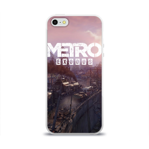 Чехол для Apple iPhone 5/5S силиконовый глянцевый METRO Фото 01 Чехол для Apple iPhone 5/5S силиконовый глянцевый METRO Фото 01