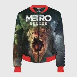 Женский бомбер 3D Rat from Metro