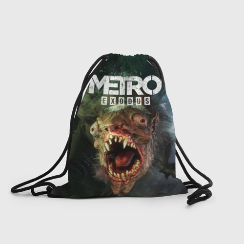 Рюкзак-мешок с принтом Rat from Metro, вид спереди №1