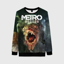 Женский свитшот 3D Rat from Metro
