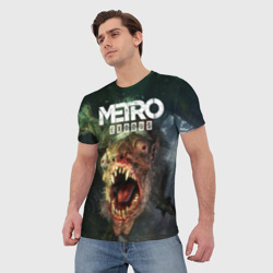 Мужская футболка 3D Rat from Metro - фото 2