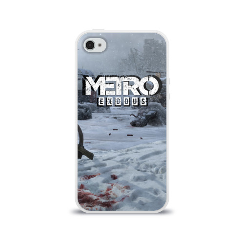 Чехол для Apple iPhone 4/4S силиконовый глянцевый METRO EXODUS Фото 01 Чехол для Apple iPhone 4/4S силиконовый глянцевый METRO EXODUS Фото 01