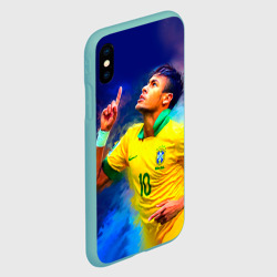 Чехол для iPhone XS Max матовый Neymar - фото 2