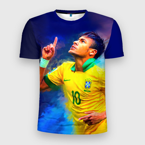 Мужская футболка 3D Slim Neymar, цвет 3D печать