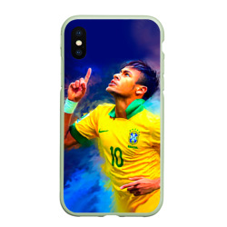 Чехол для iPhone XS Max матовый Neymar