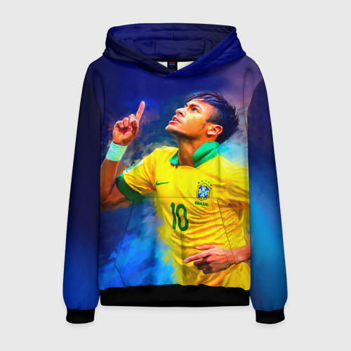 Мужская толстовка 3D Neymar, цвет черный