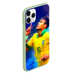 Чехол для iPhone 11 Pro матовый Neymar - фото 2