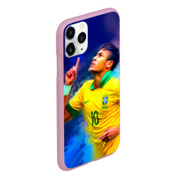 Чехол для iPhone 11 Pro Max матовый Neymar - фото 2