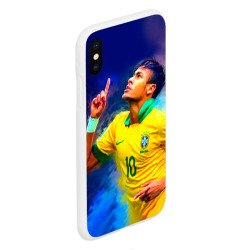 Чехол для iPhone XS Max матовый Neymar - фото 2
