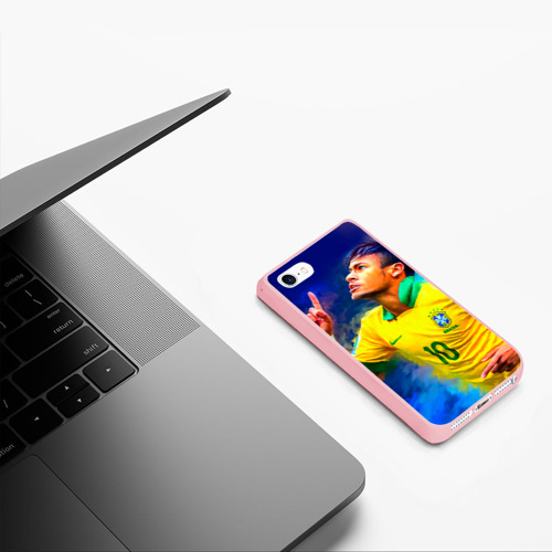 Чехол для iPhone 5/5S матовый Neymar - фото 5