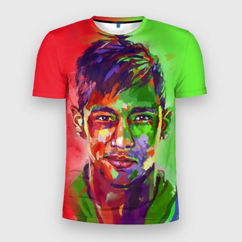 Мужская футболка 3D Slim Neymar, цвет 3D печать