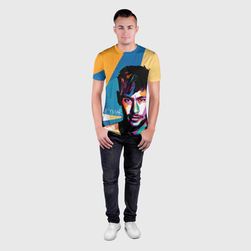 Мужская футболка 3D Slim Neymar, цвет 3D печать - фото 4