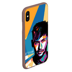 Чехол для iPhone XS Max матовый Neymar - фото 2