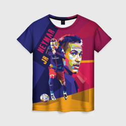 Женская футболка 3D Neymar