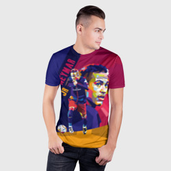 Мужская футболка 3D Slim Neymar - фото 2