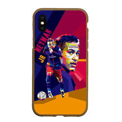 Чехол для iPhone XS Max матовый Neymar