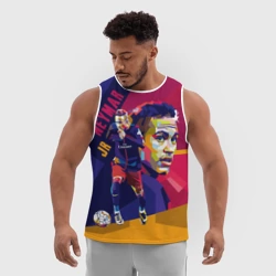 Мужская спортивная майка 3D Neymar - фото 2