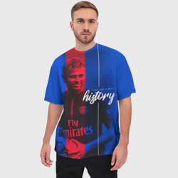 Мужская футболка oversize 3D Neymar - фото 2