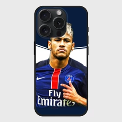 Чехол силиконовый для Apple iPhone 15 Pro Мax матовый Neymar
