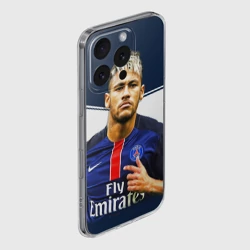 Чехол для iPhone 16 Pro Max силиконовый с защитой камеры Neymar - фото 2